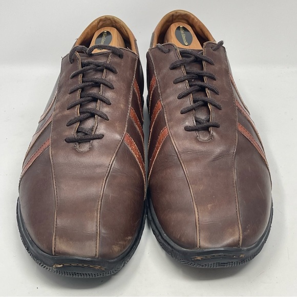 Allen Edmonds Traveler Shoes Mens 11.5D Brown Leather Bicycle Toe Casual Driving main image 9